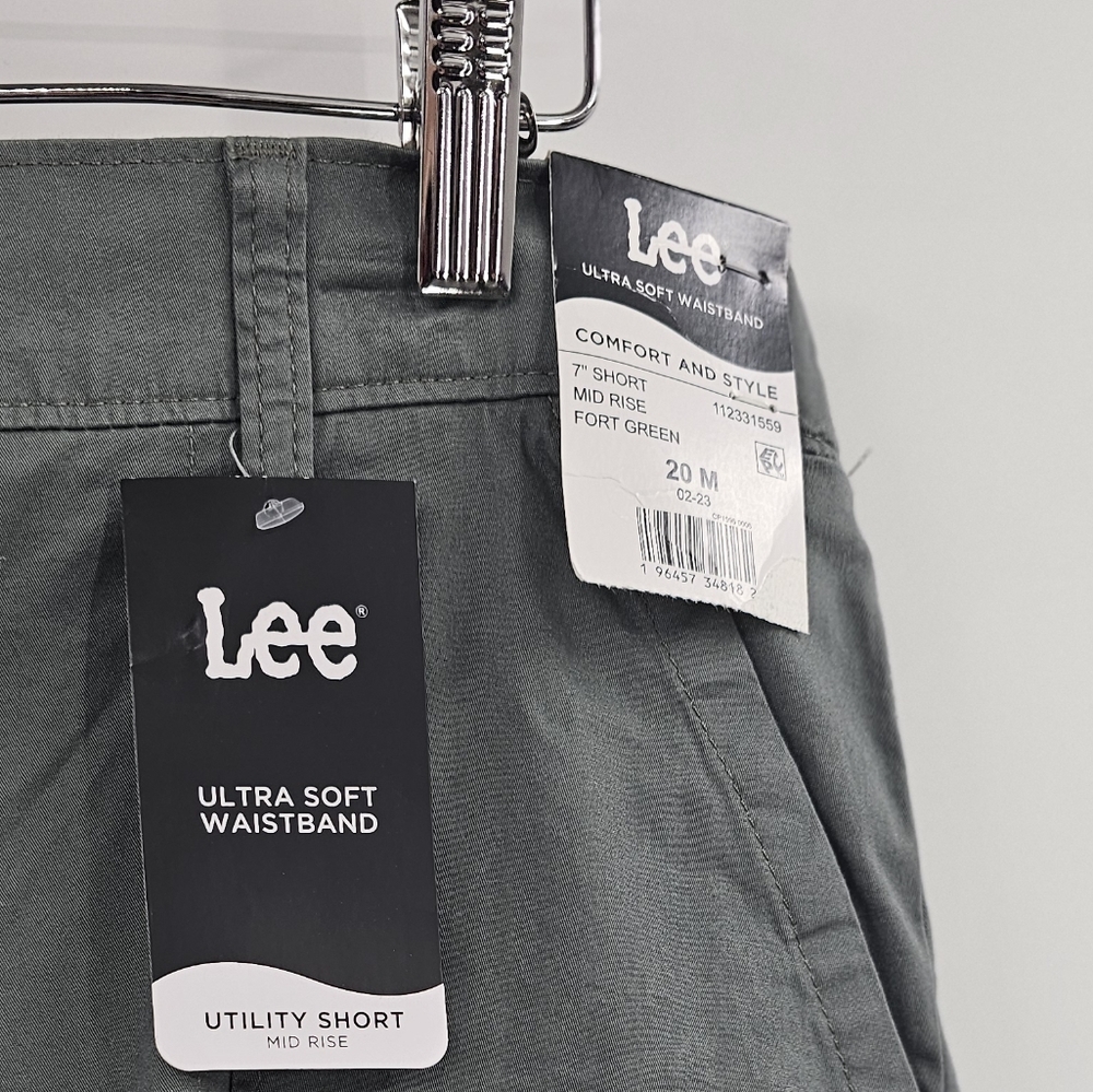 Lee Green Utility Shorts NWT Size 20 - Picture 5 of 8